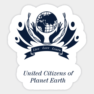 United Citizens of Planet Earth Sticker